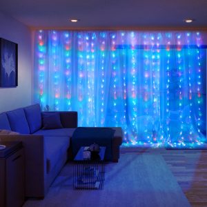 LED Curtain Lights 6 Curtain String Lights